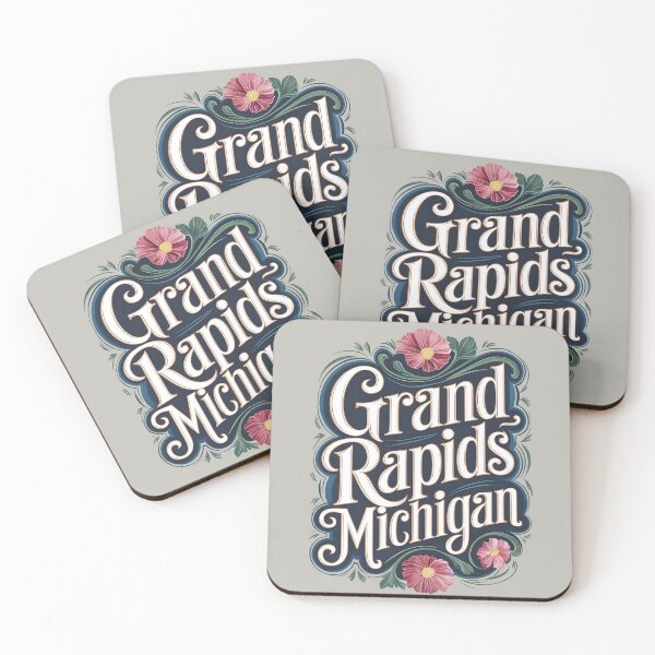Item preview, Grand Rapids Michigan Typography, Grand Rapids Michigan, Grand Rapids designed and sold by MoMidoStore.