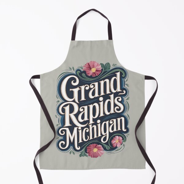 Item preview, Grand Rapids Michigan Typography, Grand Rapids Michigan, Grand Rapids designed and sold by MoMidoStore.