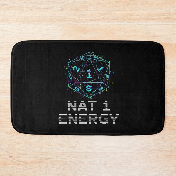 Item preview, Nat 1 Energy Glitch Dice Critical Fail RPG Design designed and sold by SplashTastic.