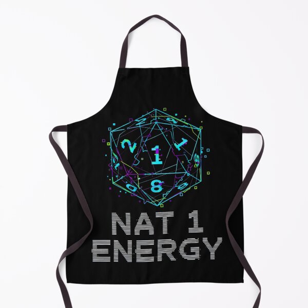 Item preview, Nat 1 Energy Glitch Dice Critical Fail RPG Design designed and sold by SplashTastic.