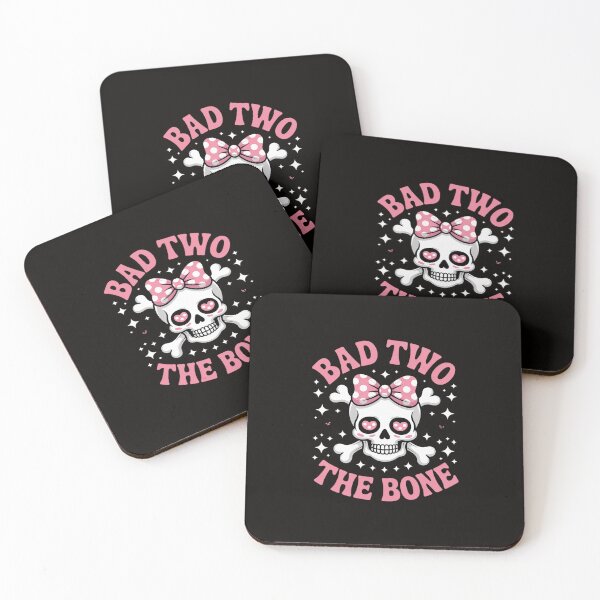 Item preview, Bad Two The Bone Skull with Pink Bow for Halloween designed and sold by silladive.