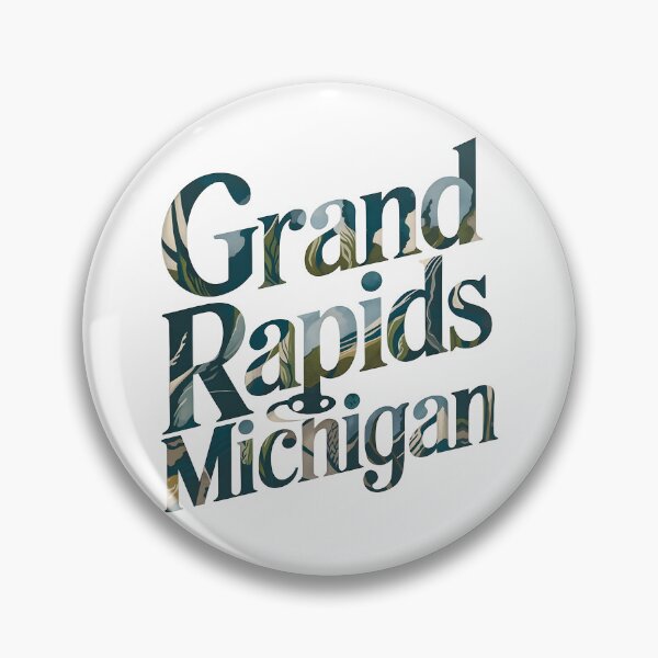 Item preview, Grand Rapids Michigan Typography, Grand Rapids Michigan, Grand Rapids designed and sold by MoMidoStore.