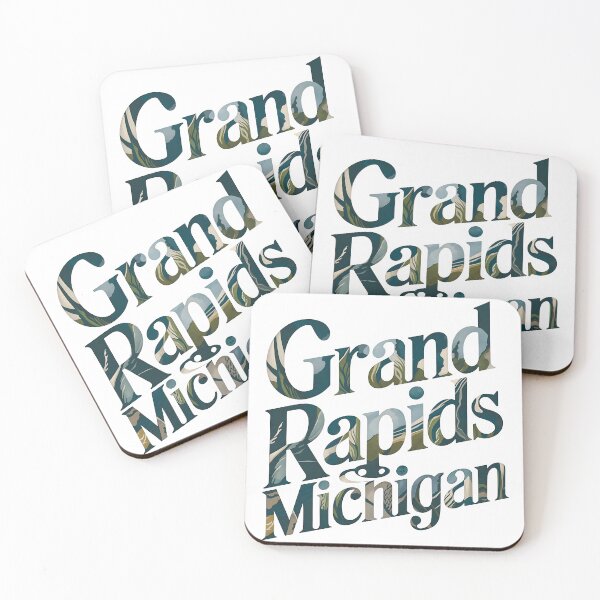 Item preview, Grand Rapids Michigan Typography, Grand Rapids Michigan, Grand Rapids designed and sold by MoMidoStore.