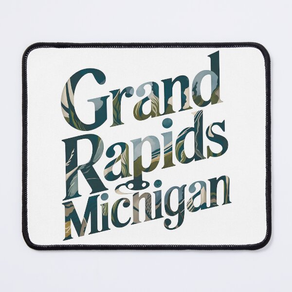Item preview, Grand Rapids Michigan Typography, Grand Rapids Michigan, Grand Rapids designed and sold by MoMidoStore.