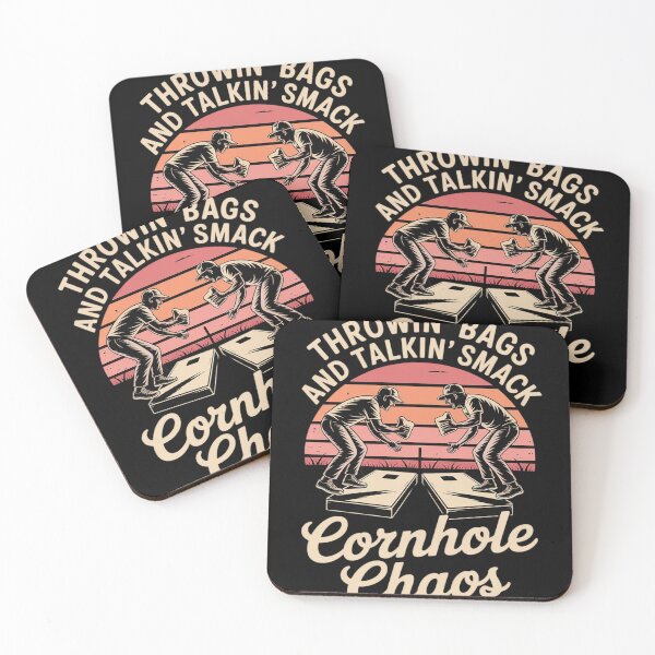 Item preview, Throwin Bags Talkin Smack Funny Cornhole Chaos designed and sold by HardcoreTour.