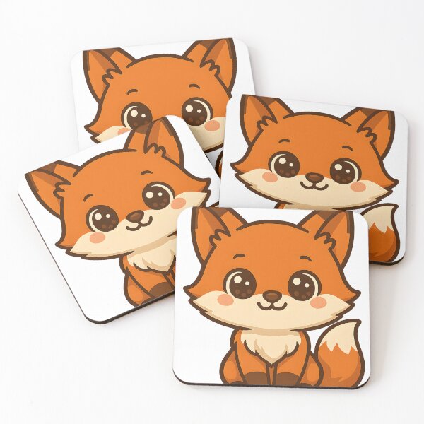 Item preview, Chibi Baby Red Fox – Ultra Cute Cartoon Cub mr zgredzio designed and sold by mr-zgredzio.