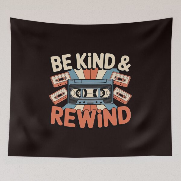 Item preview, Be Kind & Rewind 90's Nostalgic 80's Throwback designed and sold by hettingerchaim.