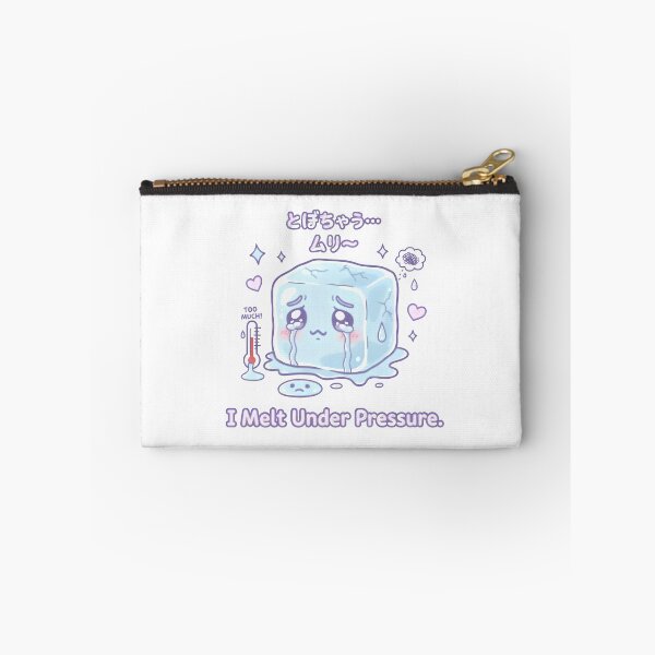Item preview, Sad Ice Cube – “I Melt Under Pressure” | Cute Kawaii Crying Ice Pun Design designed and sold by Snackwear Apparel.