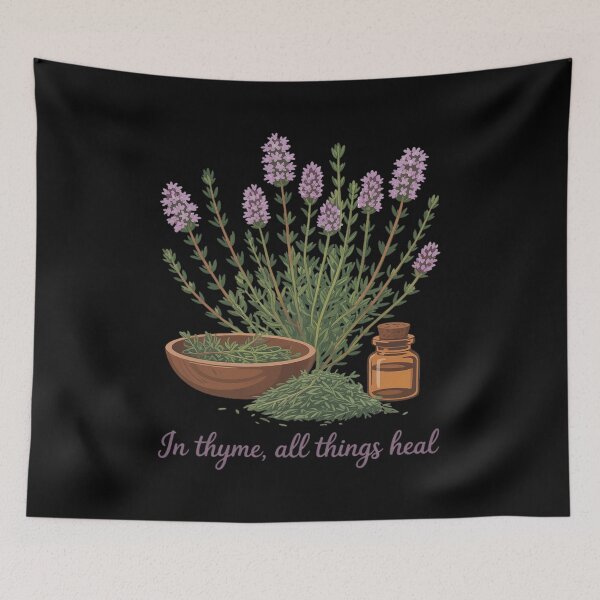 Item preview, Thyme, Medicinal Herb In Thyme all Things Heal designed and sold by HardcoreTour.