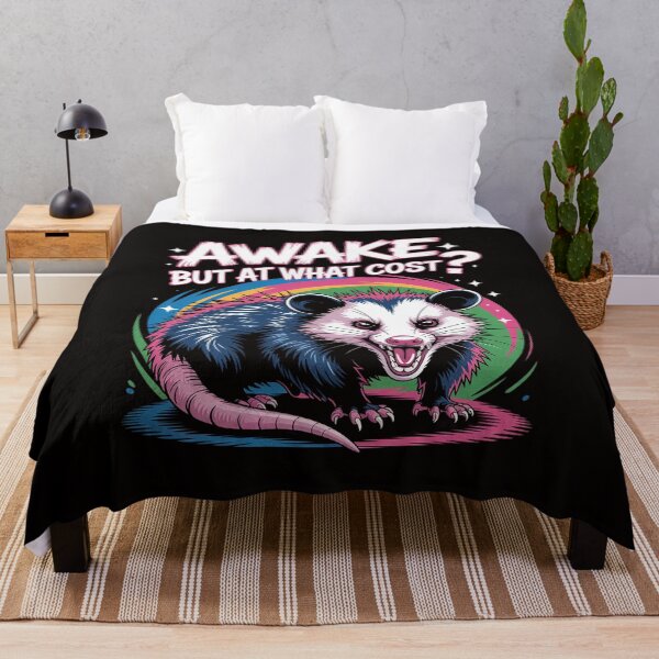 Item preview, Awake but at What Cost - Always Tired Opossum Lover designed and sold by silladive.