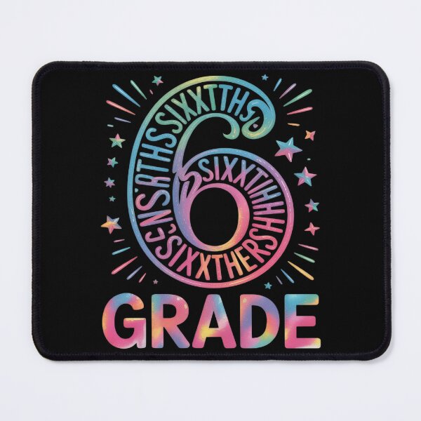 Item preview, Tie Dye 6th Grade Typography Team Sixth Grade Teacher designed and sold by HardcoreTour.