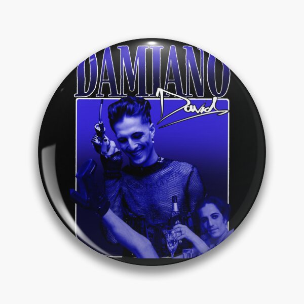 Item preview, Damiano David 90s Vintage Bootleg - Italian Rock Singer Fan Art designed and sold by markelhovardt.