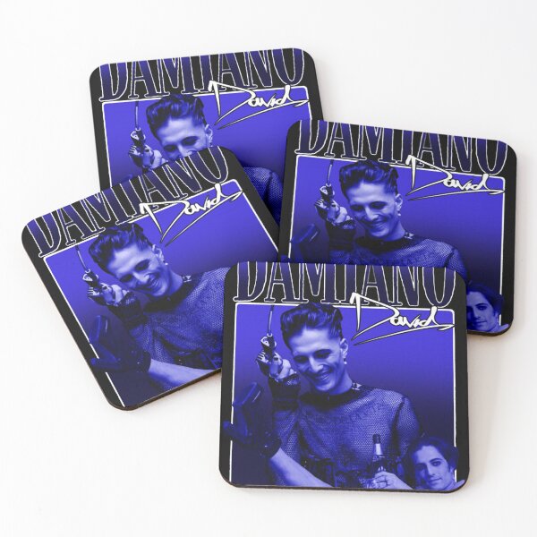 Item preview, Damiano David 90s Vintage Bootleg - Italian Rock Singer Fan Art designed and sold by markelhovardt.