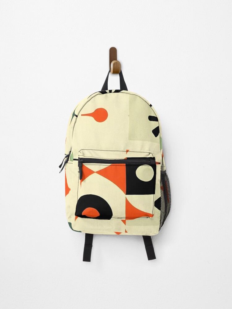 Thumbnail 1 of 3, Backpack, Retro Mid Century Modern Pattern  designed and sold by GraphicsClub.
