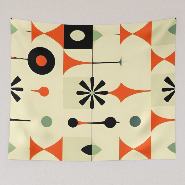 Item preview, Retro Mid Century Modern Pattern  designed and sold by GraphicsClub.