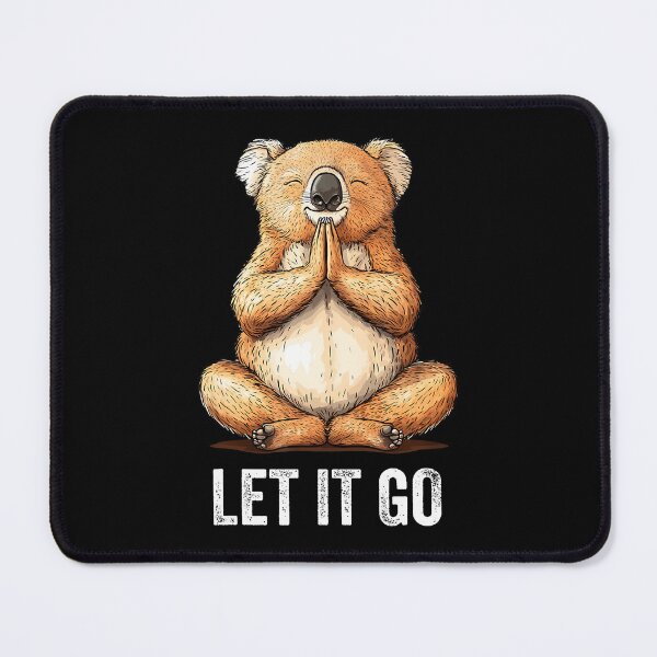 Item preview, Let It Go Koala Doing Yoga Meditation Zen designed and sold by MavisJoseph.