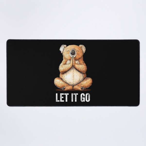 Item preview, Let It Go Koala Doing Yoga Meditation Zen designed and sold by MavisJoseph.