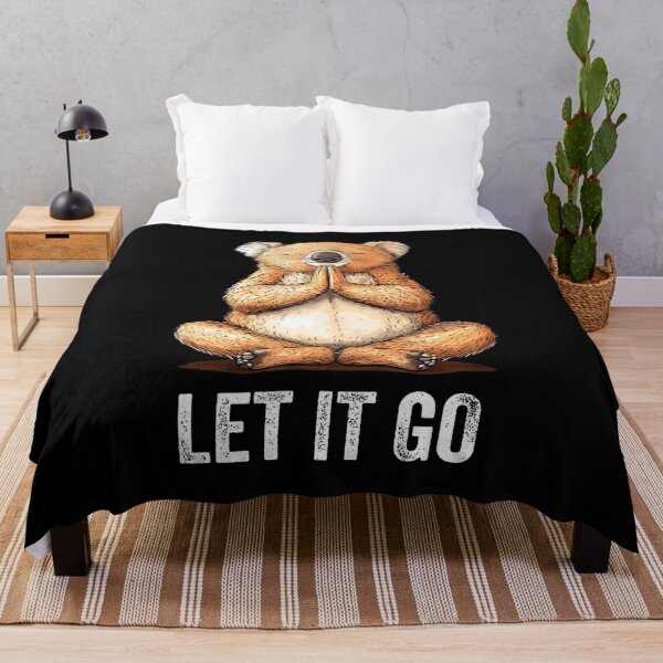 Item preview, Let It Go Koala Doing Yoga Meditation Zen designed and sold by MavisJoseph.
