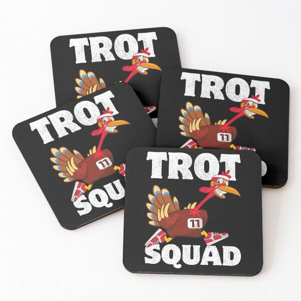 Item preview, Gobble 80s Cute Thanksgiving Fall Happy Squad Trot designed and sold by CalvinVanAuken.
