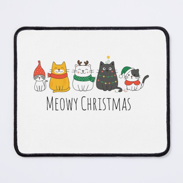 Item preview, Meowy Christmas Cute Festive Cats Holiday Illustration designed and sold by haitrieuic96.