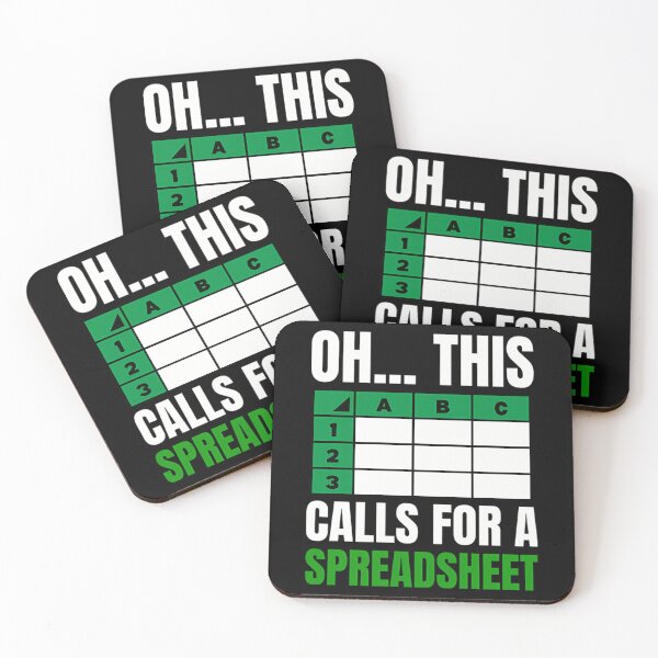 Item preview, Calls Christmas Nerd Holiday Oh Spreadsheet For Fashion This Funny Classic designed and sold by JasonCorvar.
