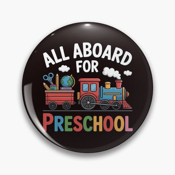Item preview, All Aboard For Preschool Steam Train First Day Of School designed and sold by hettingerchaim.