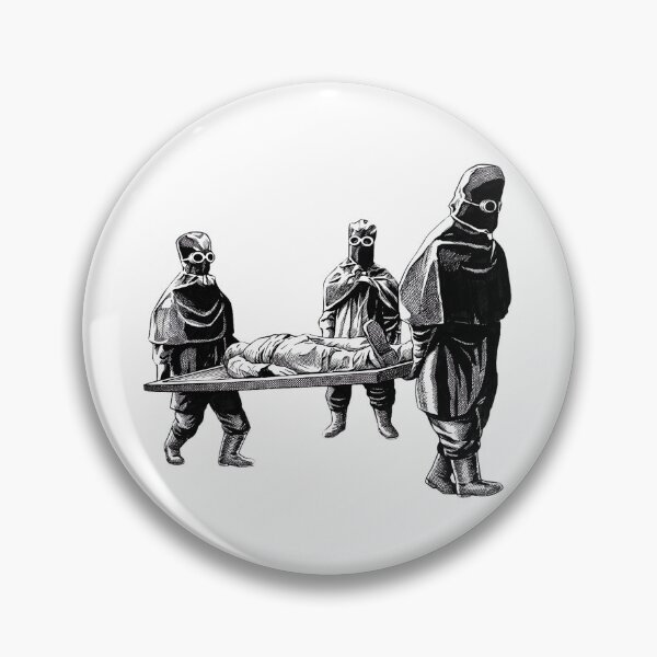 Item preview, Dark Figures Carrying a Stretcher with a Body designed and sold by Naux | Design & Illustration.
