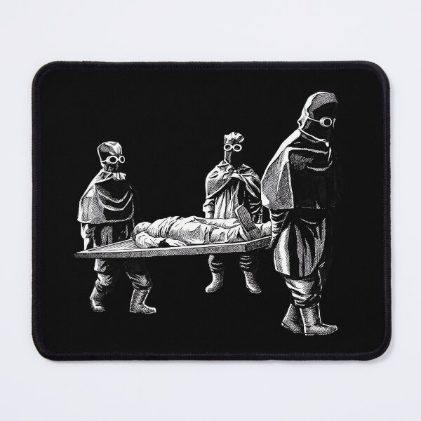 Item preview, Dark Figures Carrying a Stretcher with a Body designed and sold by Naux | Design & Illustration.