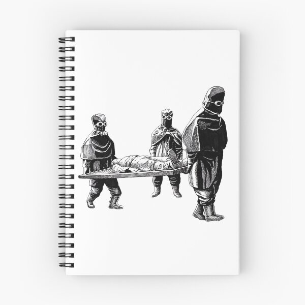 Item preview, Dark Figures Carrying a Stretcher with a Body designed and sold by Naux | Design & Illustration.