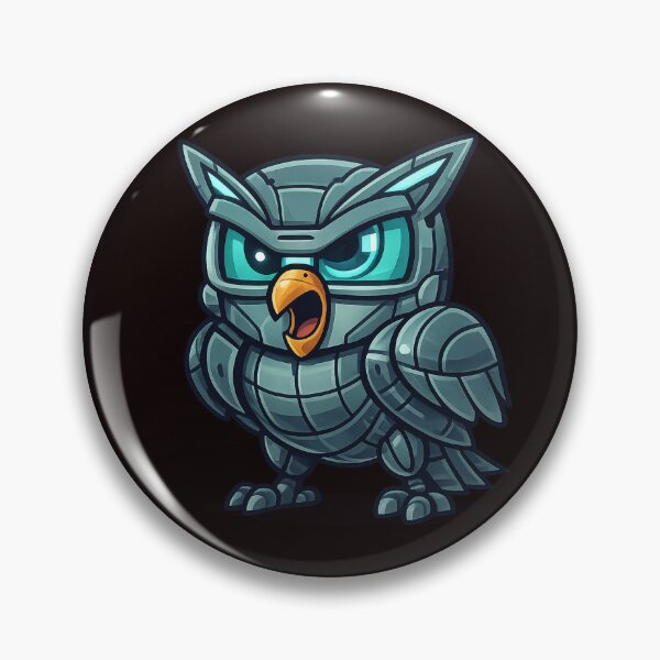 Item preview, Futuristic Robo-Owl Caricature designed and sold by Tadeusz1.