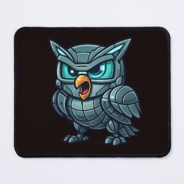 Item preview, Futuristic Robo-Owl Caricature designed and sold by Tadeusz1.