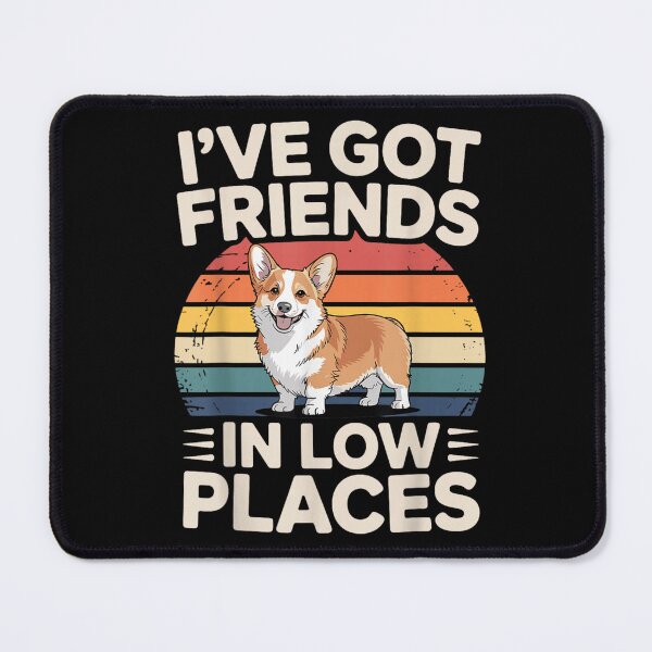 Item preview, Corgi Dog Friends In Low Places Vintage Sunset Funny Pet designed and sold by LakenDraphil.