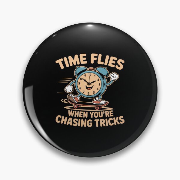 Item preview, Time Flies Skate Trick designed and sold by ToggleBet.