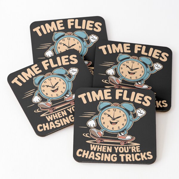 Item preview, Time Flies Skate Trick designed and sold by ToggleBet.