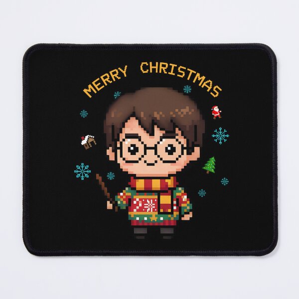Item preview, Chibi Wizard Boy Pixel Ugly Christmas Design designed and sold by bennasener.