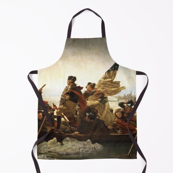 Item preview, Poster Washington Crosses Delaware to Waffle House 2025 designed and sold by johnhaugg.