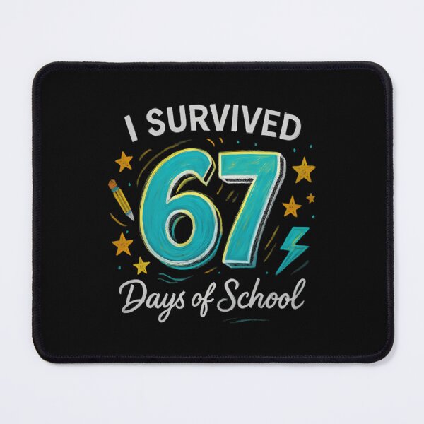 Item preview, Days School of Classic 67 67 Funny Student Meme Teacher Survived I designed and sold by SteveSaccoro.