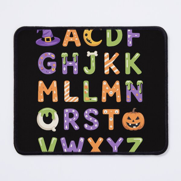 Artikelvorschau, ABC-Lernprogramm für Kindergartenlehrerinnen und Halloween-Alphabet entworfen und verkauft von demarioTTS.