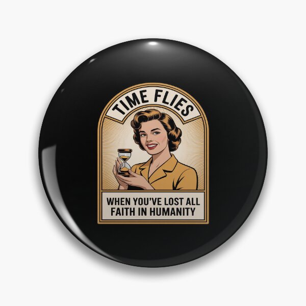 Item preview, Time Flies Woman designed and sold by ToggleBet.