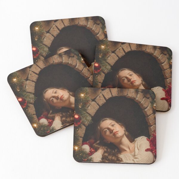 Item preview, Girl waiting for Christmas designed and sold by aykiradesigns.
