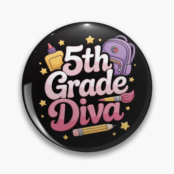 Item preview, 5th Grade Diva First Day of School Girl Gift designed and sold by demarioTTS.