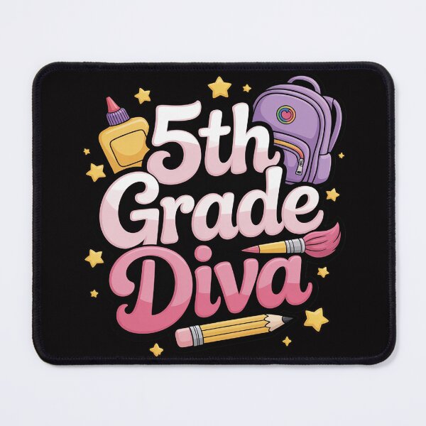 Item preview, 5th Grade Diva First Day of School Girl Gift designed and sold by demarioTTS.