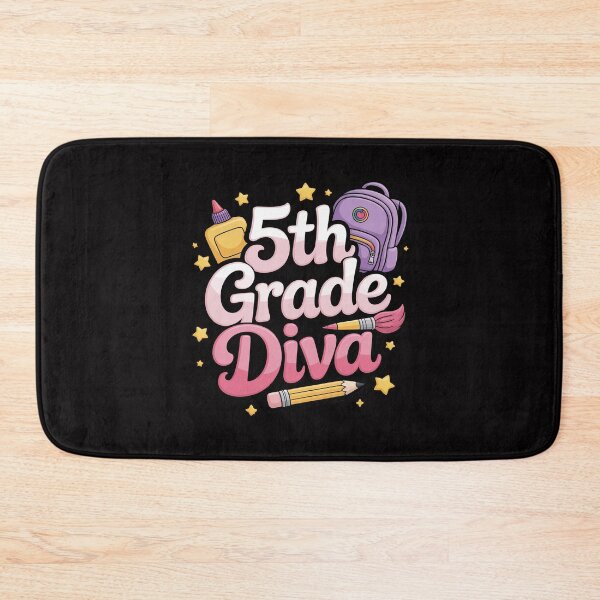 Item preview, 5th Grade Diva First Day of School Girl Gift designed and sold by demarioTTS.