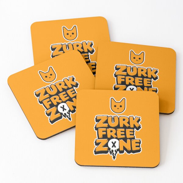 Item preview, Zurkless Neon City - Cat Survivor art for Stray Gaming Fans (Orange) designed and sold by SlightlyUnreal.