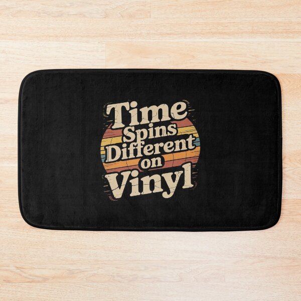 Item preview, Time Spins Different On Vinyl designed and sold by ToggleBet.