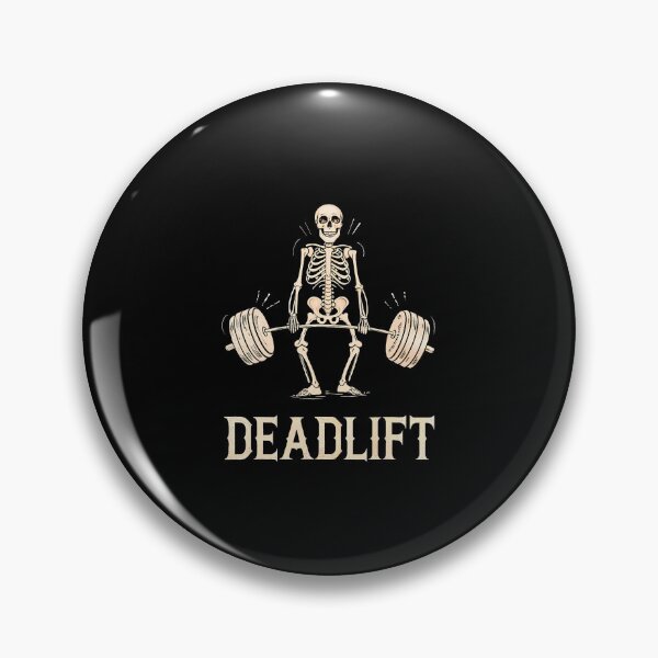 Item preview, Deadlift Skeleton Weightlifting Gym Fitness Workout designed and sold by RebeccaCelia.
