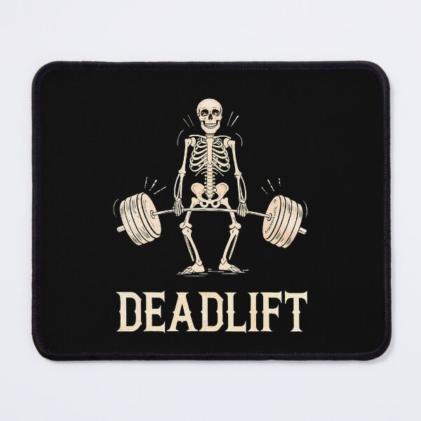 Item preview, Deadlift Skeleton Weightlifting Gym Fitness Workout designed and sold by RebeccaCelia.