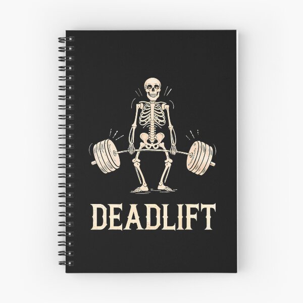 Item preview, Deadlift Skeleton Weightlifting Gym Fitness Workout designed and sold by RebeccaCelia.
