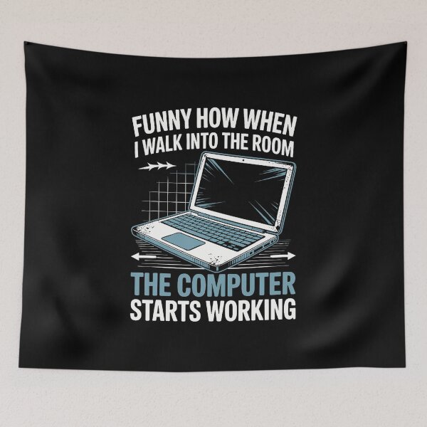 Item preview, The Computer Suddenly Starts Working Information Technology designed and sold by AlyceLynne.