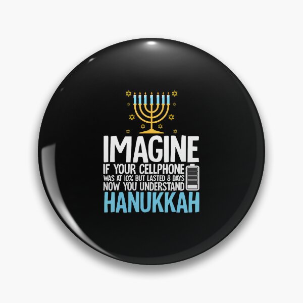 Item preview, Hanukkah Imagine Your Cellphone Chanukah Jew Men Women Kids designed and sold by MonicaSophie.